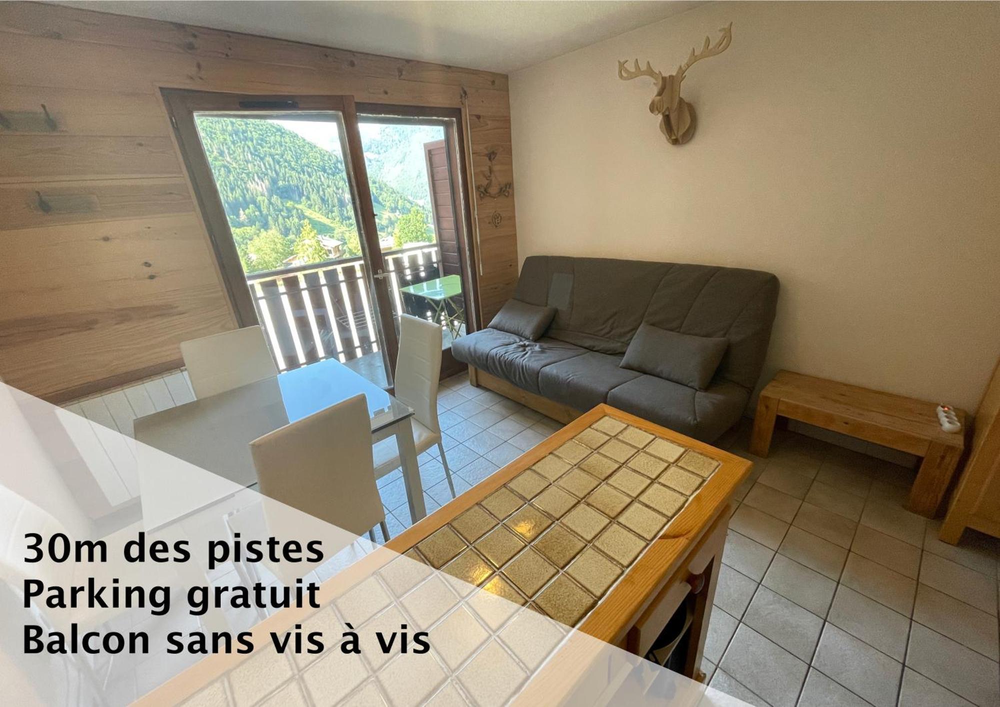 Le Pied Des Pistes A13, Joli Studio Tout Confort 4 Pers, Vue Vallee Imprenable, Draps Non Compris Saint-Jean-d'Aulps Bagian luar foto